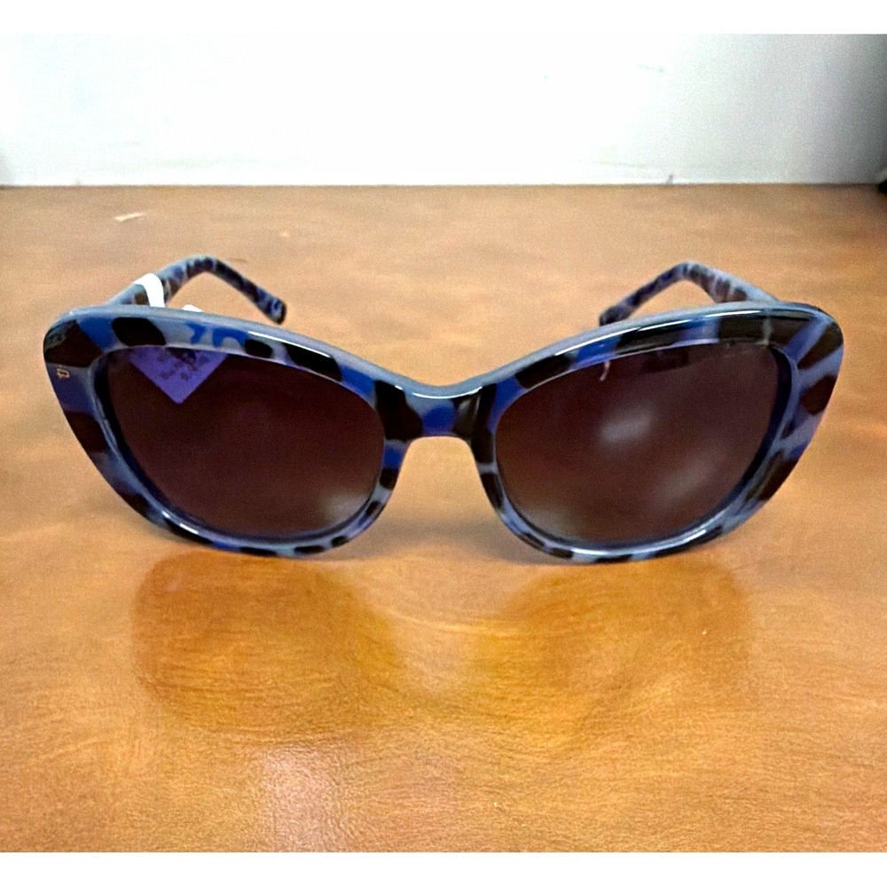 PRIVÉ REVAUX Lifestyle Womens Cat Eye Polarized UV400 Blue/Gray 55-18-140